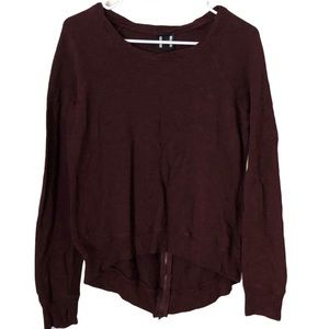 🛍️ H by Bordeaux Red Top Size S